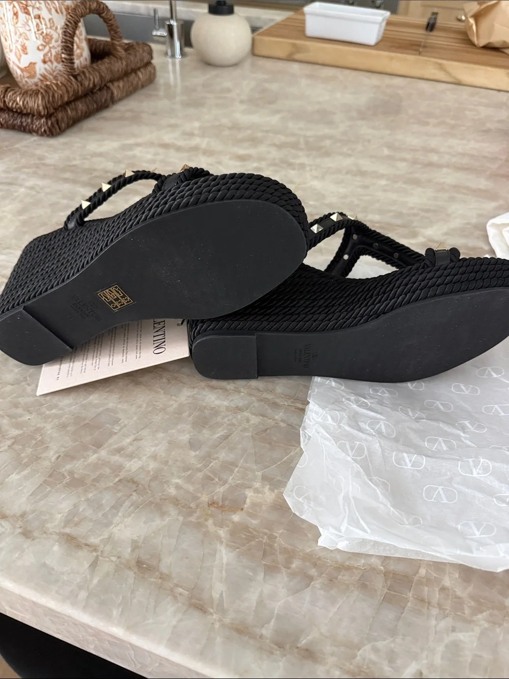 Valentino design gold or